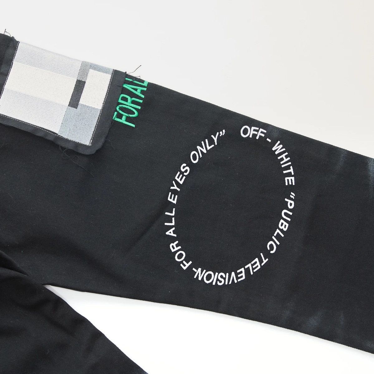 Ev Bravado × Off-White OFF WHITE X EV BRAVADO 5 POCKET DENIM JEANS Size US 33 - 4 Thumbnail