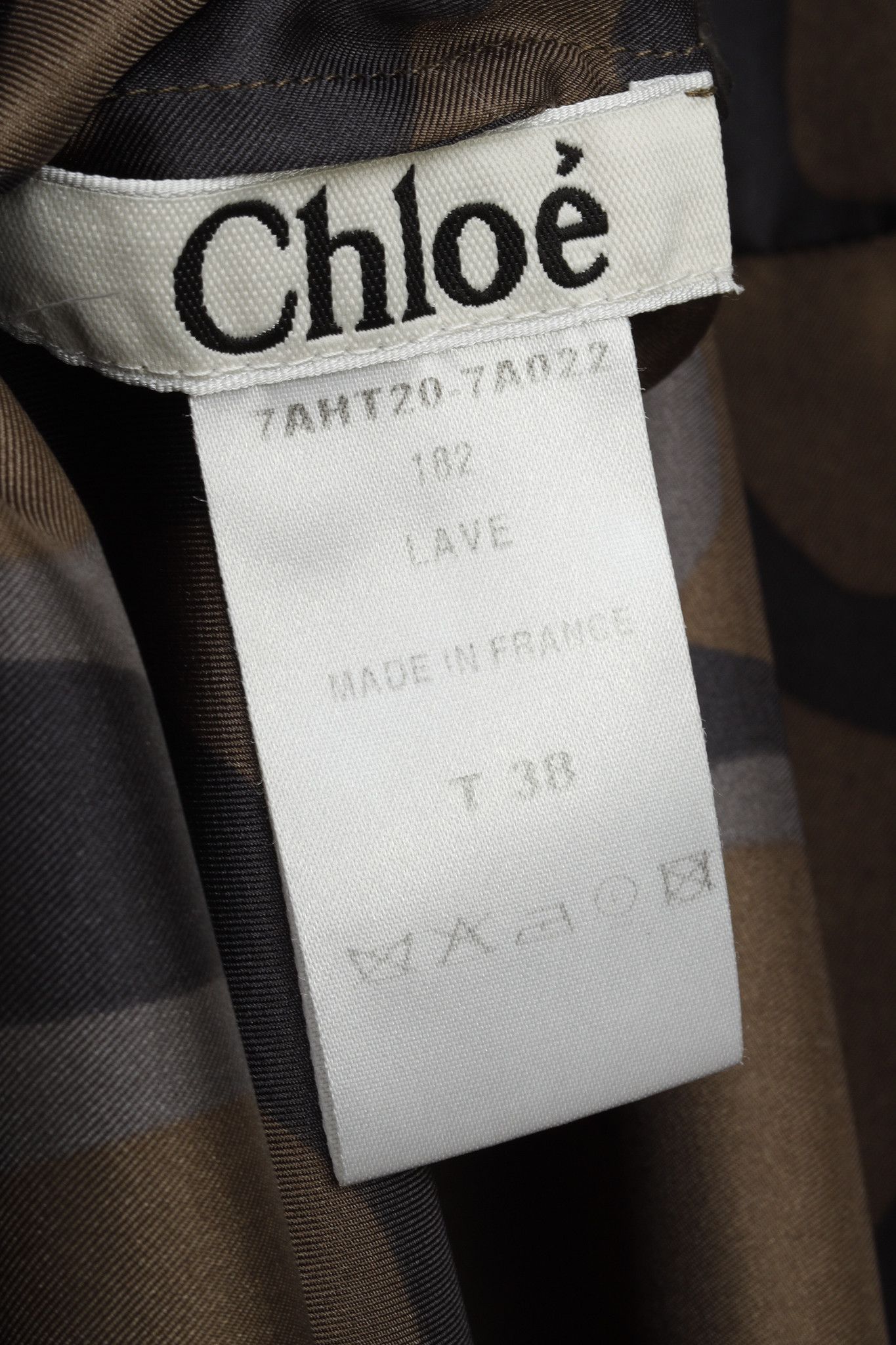 Chloe Chloe Lave Silk Geometric-Print Blouse Size M / US 6-8 / IT 42-44 - 7 Thumbnail