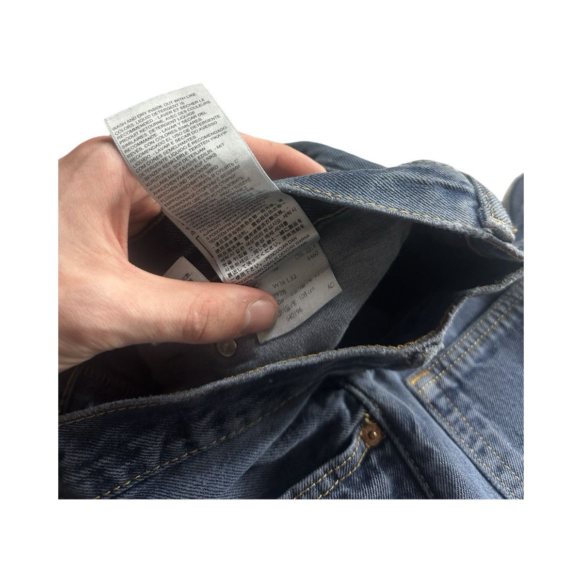 Other Sashiko Skull Denim 36x32 Size US 36 / EU 52 - 4 Thumbnail