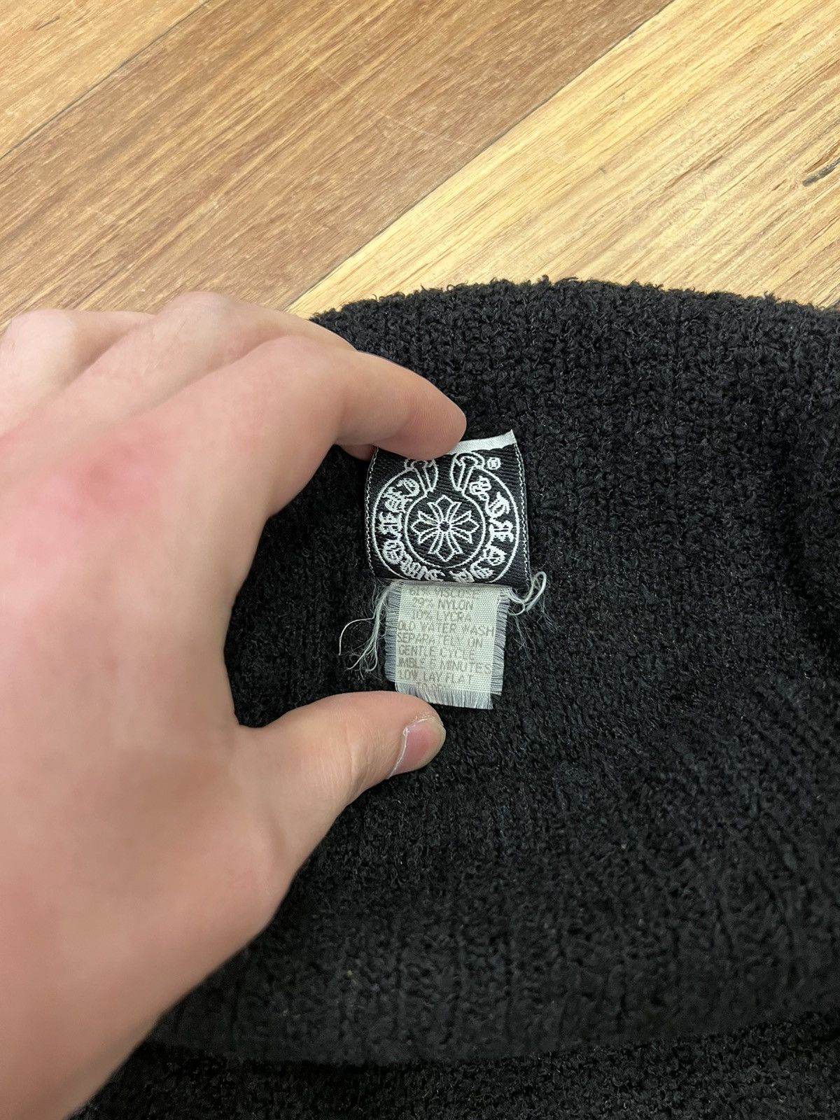 Chrome Hearts Chrome Hearts Knit Cross Patch Turtleneck Sweater Size US L / EU 52-54 / 3 - 5 Thumbnail