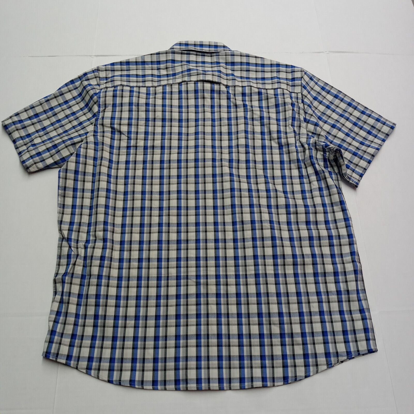 Wrangler Wrangler Utility Shirt Men's XL Blue Gray Plaid Regular Fit Size US XL / EU 56 / 4 - 8 Thumbnail