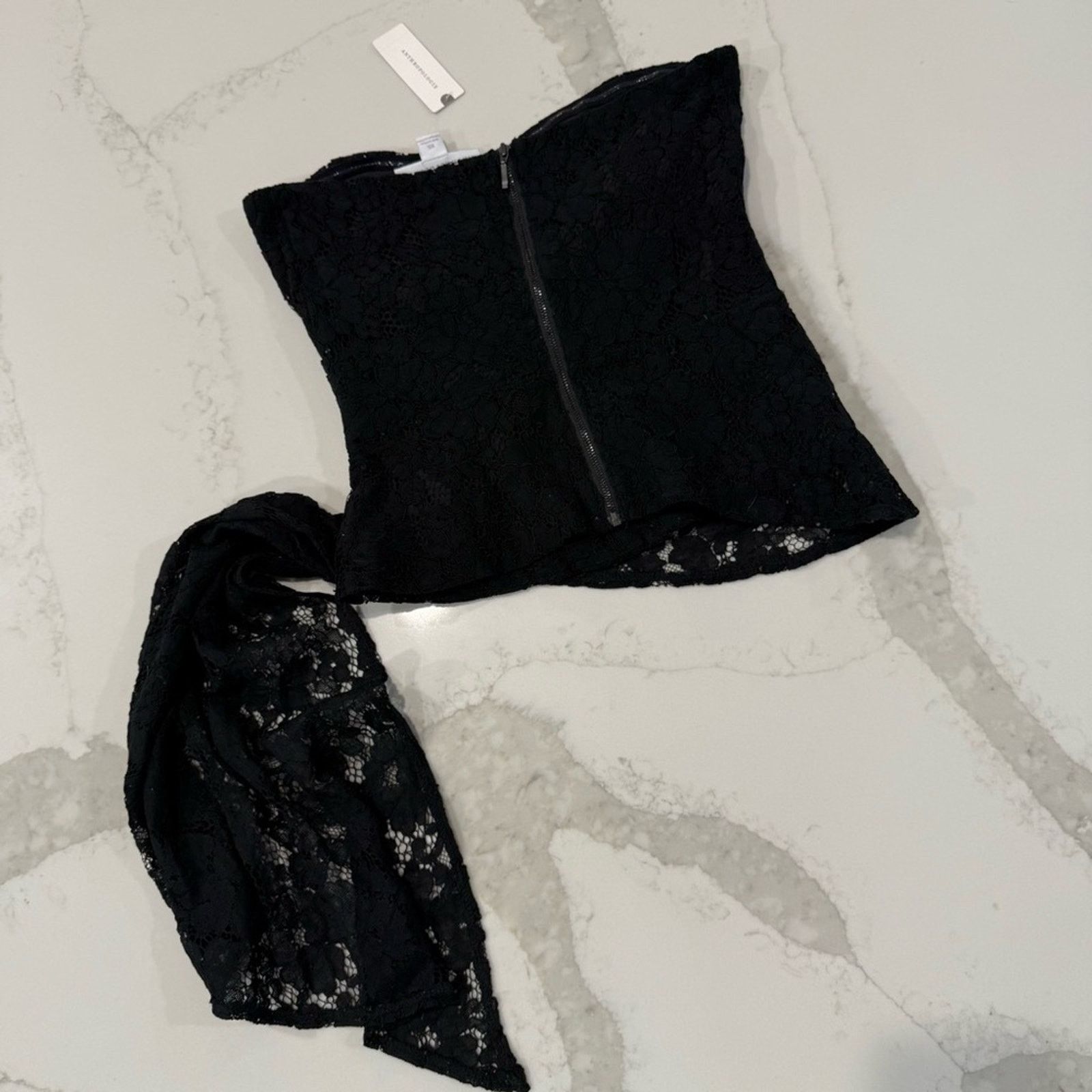 Anthropologie Mare Mare x Anthropologie NWT Corset Lace TubeTop Womens XS Size XS / US 0-2 / IT 36-38 - 8 Thumbnail