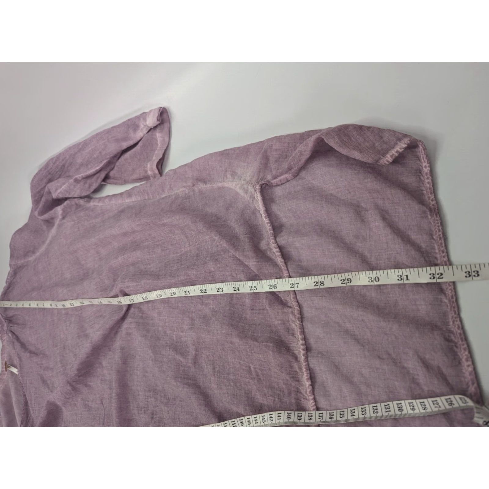 Free People VINTAGE Free People Pullover Shirt Women L Purple Drippy Washed? Size L / US 10 / IT 46 - 4 Thumbnail
