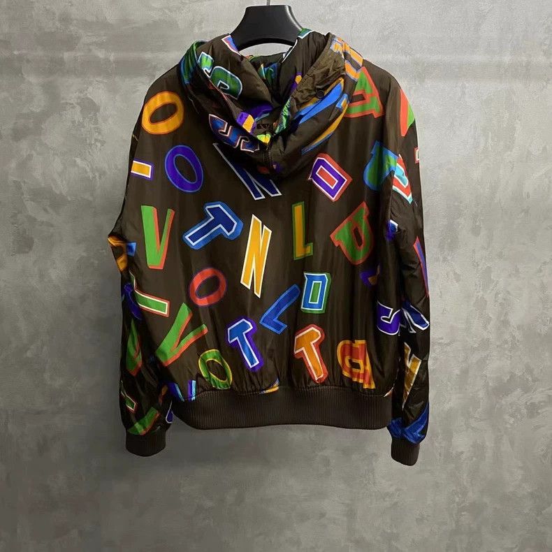 Louis Vuitton louis vuitton Brown NBA full logo jacket 2502-Nextarrow Size US M / EU 48-50 / 2 - 2 Thumbnail