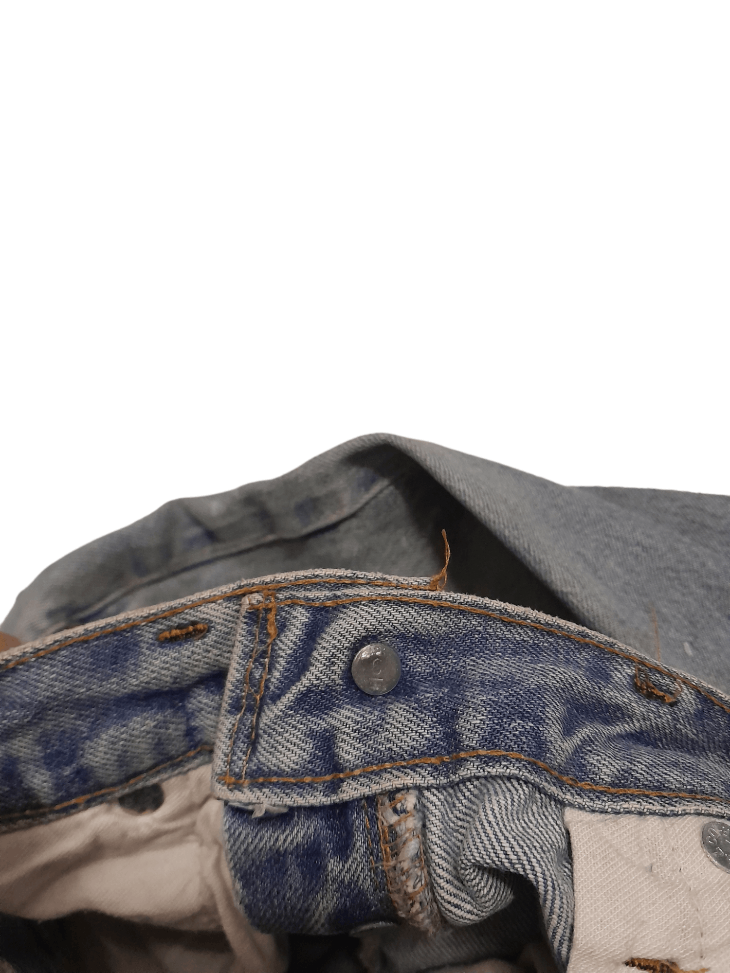 Levi's 80s Levis 501 Selvedge USA Stamped #6 Denim (J6) waist 28 Size US 28 / EU 44 - 6 Thumbnail