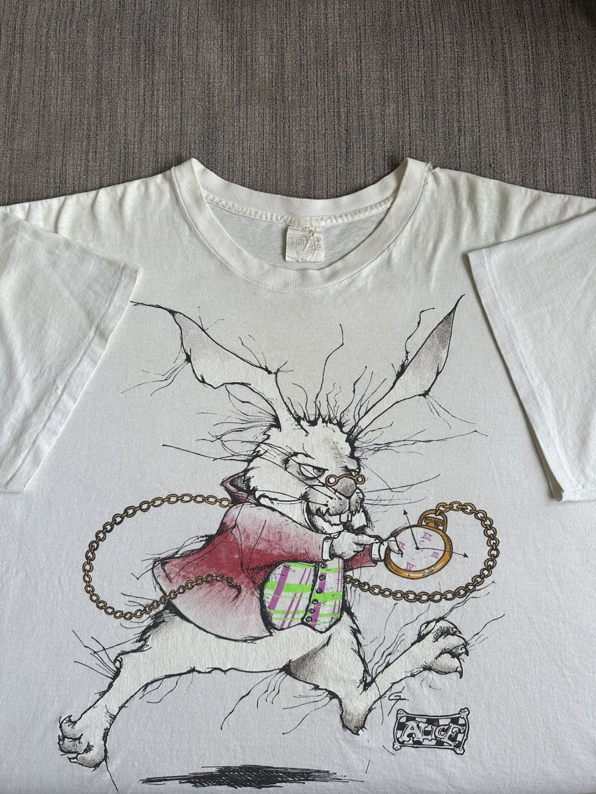 Vintage Vintage 90’s Alice in Wonderland White Rabbit I’m Late! USA Size US XXL / EU 58 / 5 - 1 Thumbnail