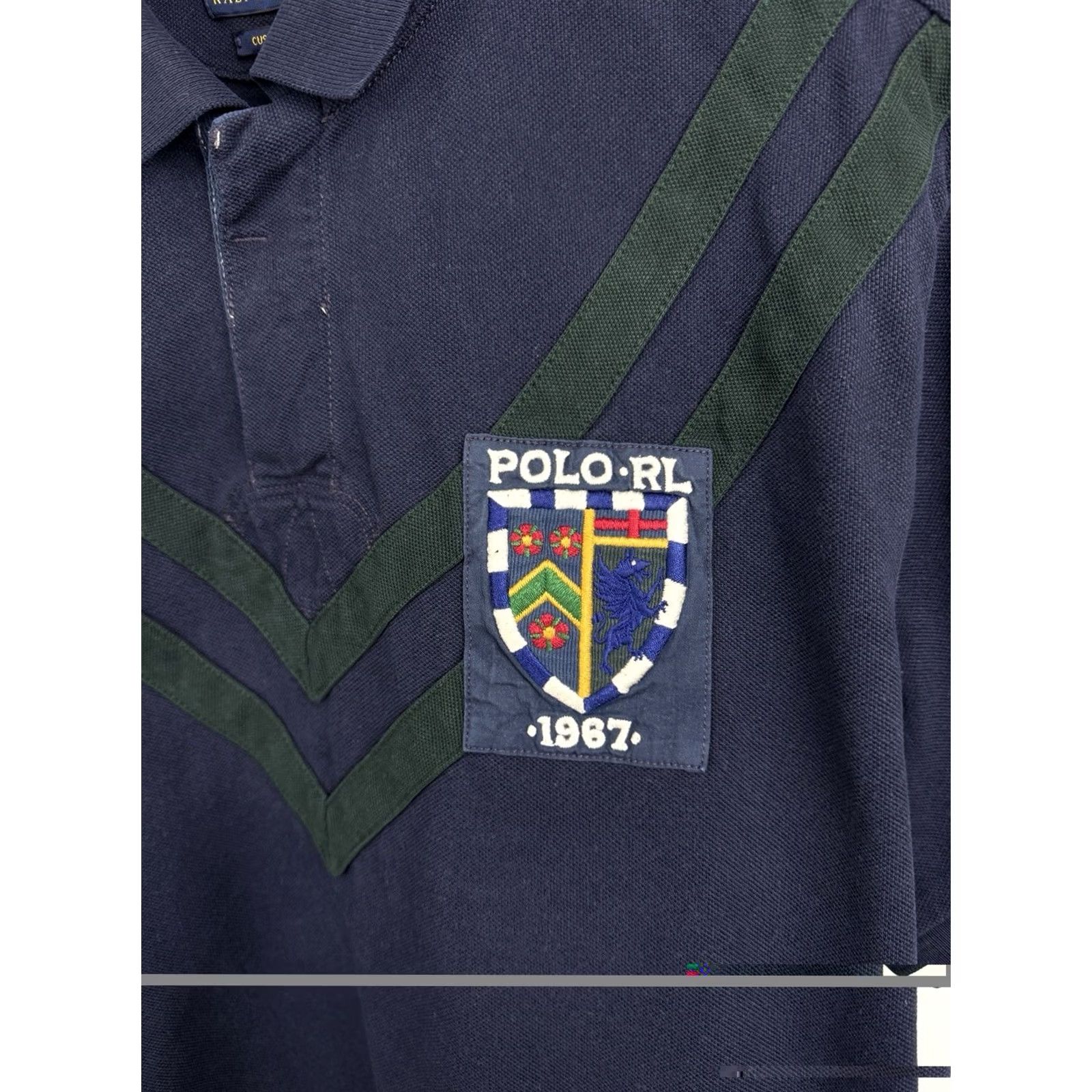Ralph Lauren Polo Ralph Lauren 1967 Rugby Custom Fit Polo T-Shirt XL Dark Blue Mens Rugby 1967 Polo Size US XL / EU 56 / 4 - 5 Thumbnail