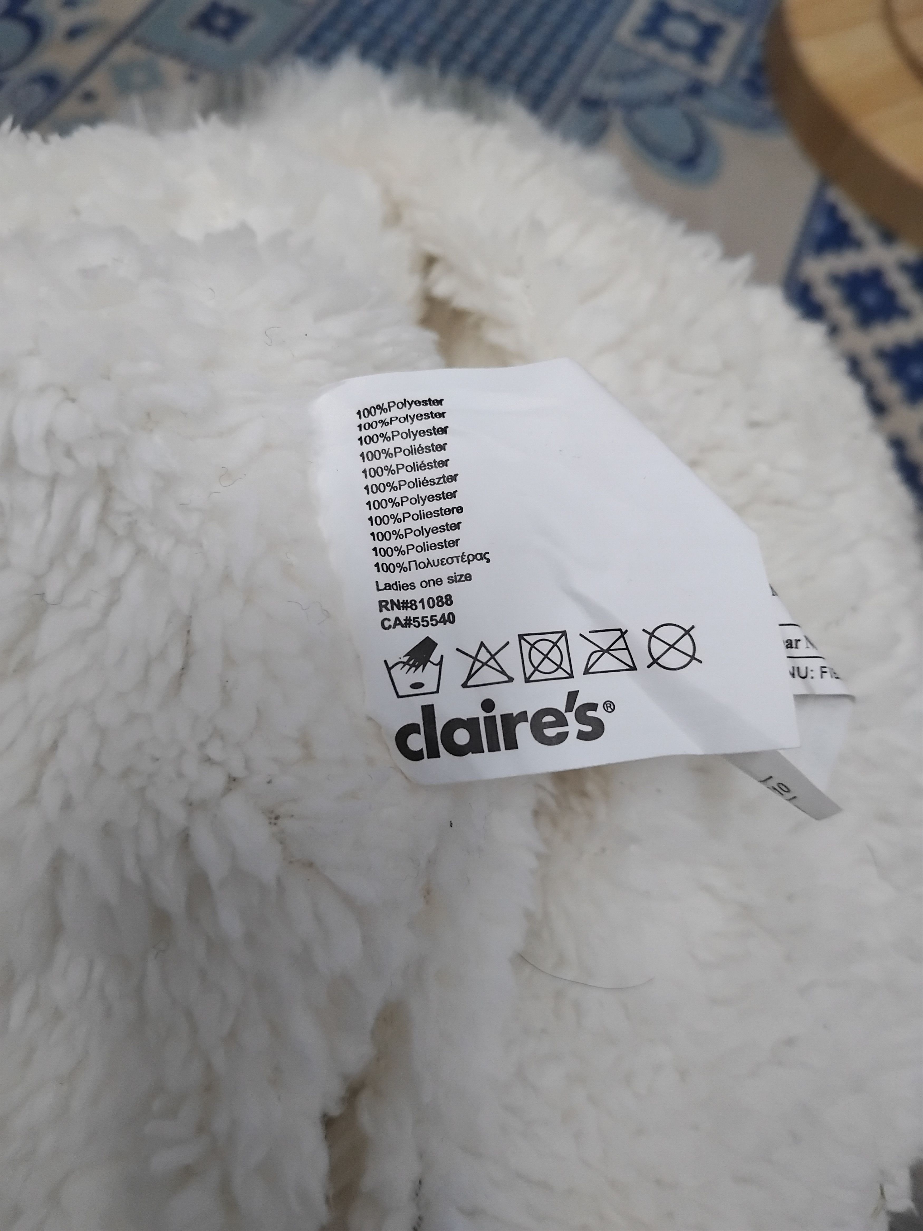 Japanese Brand 💥Claires kitty grey hat Size ONE SIZE - 2 Thumbnail
