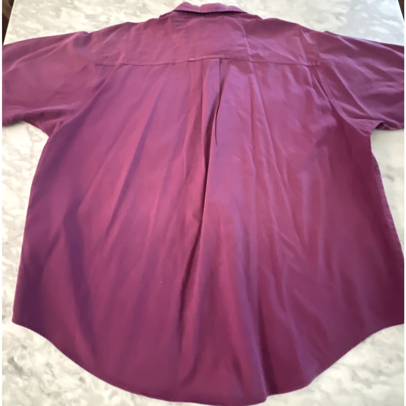Wrangler VINTAGE Wrangler Rugged Wear Shirt Men’s 2XL Short Sleeve Purple Pocket Button-Up Shirt Men 2XL Purple Casual Outdoor N/A Size US XXL / EU 58 / 5 - 5 Thumbnail