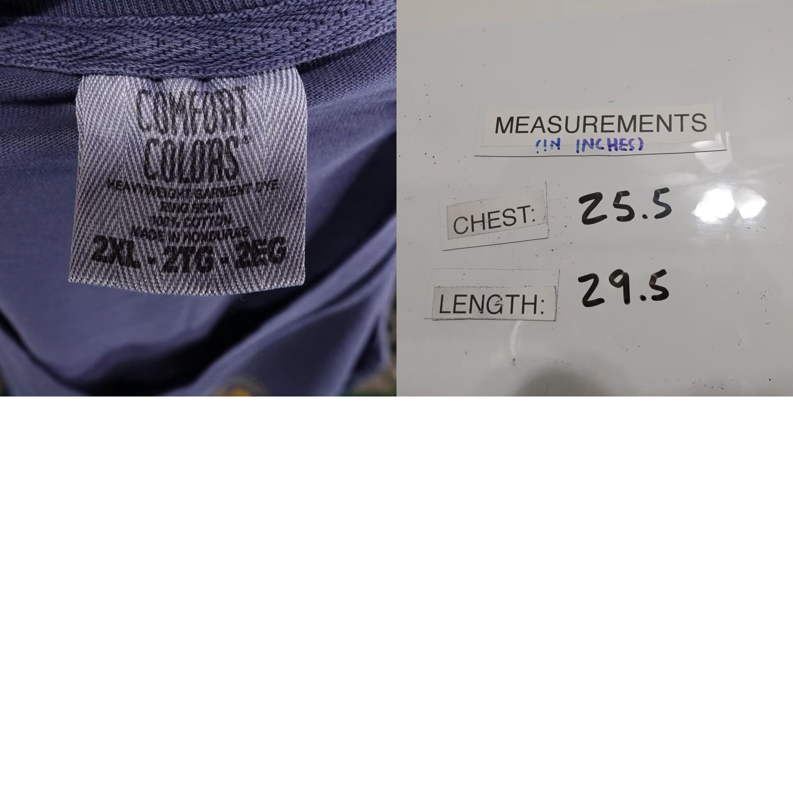 Comfort Colors The Muny John Legend Shirt Mens 2XL Blue Concert Graphic Tee 2024 St Louis Size US XXL / EU 58 / 5 - 8 Thumbnail