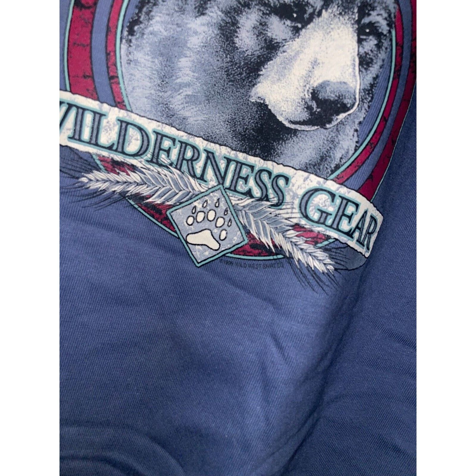 Jerzees Vintage Bear Shirt Animal Country Tennessee VTG 90s Large Size US L / EU 52-54 / 3 - 11 Thumbnail