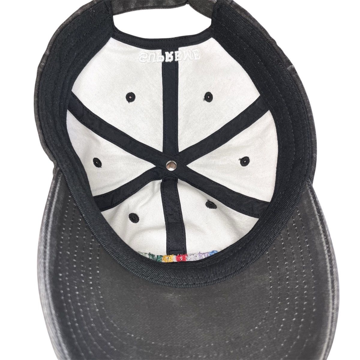 Supreme Supreme Pigment Dye 6-Panel Strap back Hat Size ONE SIZE - 7 Thumbnail