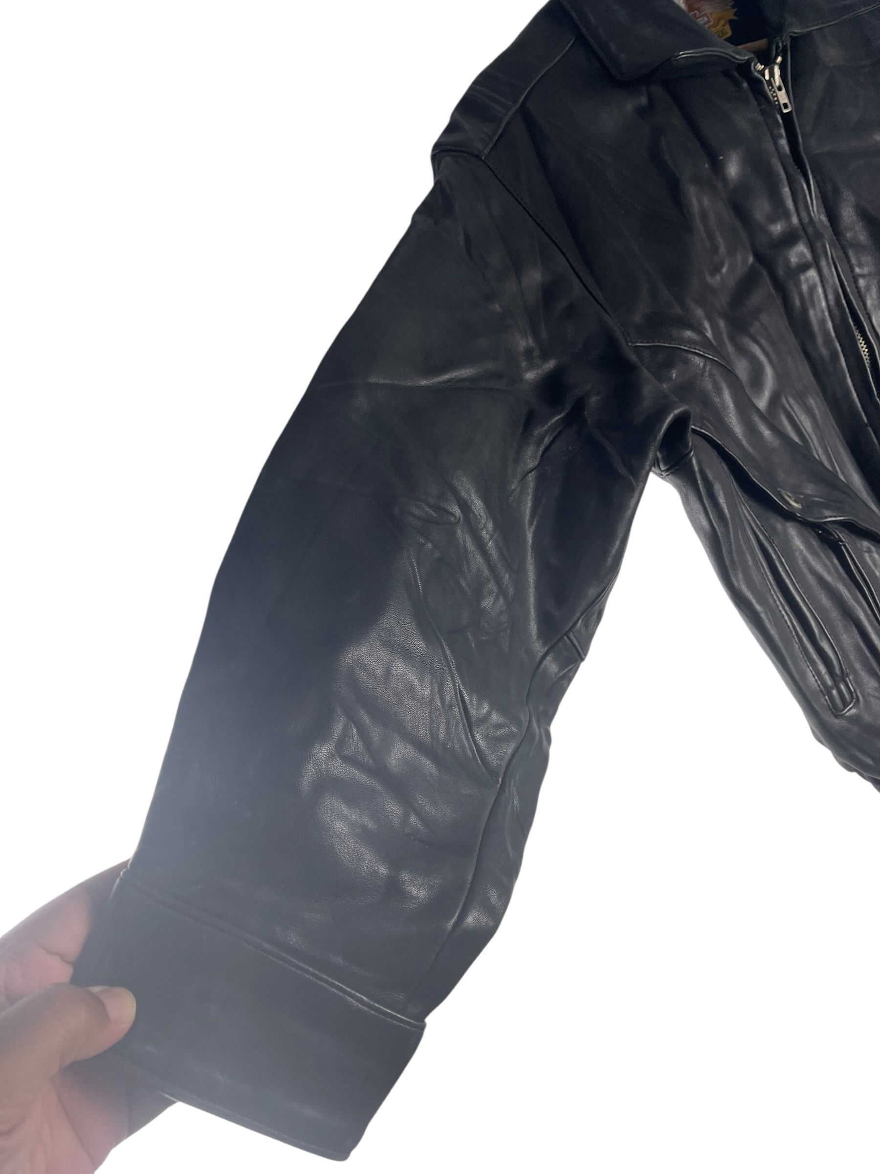 Harley Davidson Harley-Davidson Leather 90s Eagle Logo “An American Legend” Size US M / EU 48-50 / 2 - 9 Thumbnail