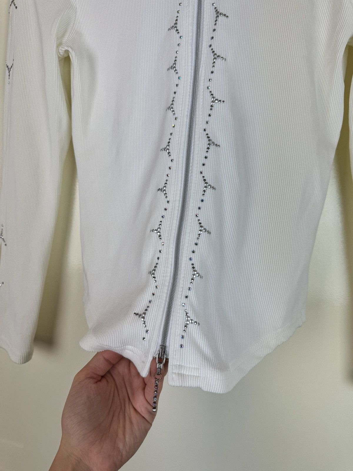 Vintage L&F Creation Swarovski Rib long sleeve Y2K opium Gaultier Size M / US 6-8 / IT 42-44 - 8 Thumbnail