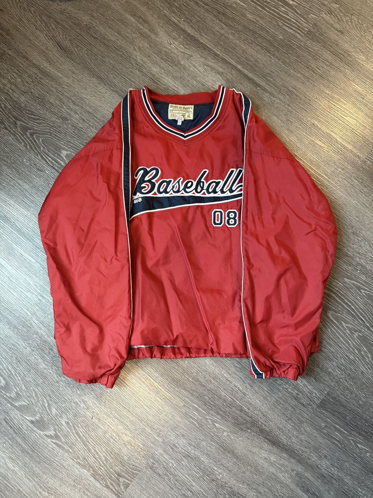 Steve And Barrys Steve & Barry’s Vintage Baseball Windbreaker Pullover Size US XL / EU 56 / 4 - 1 Thumbnail