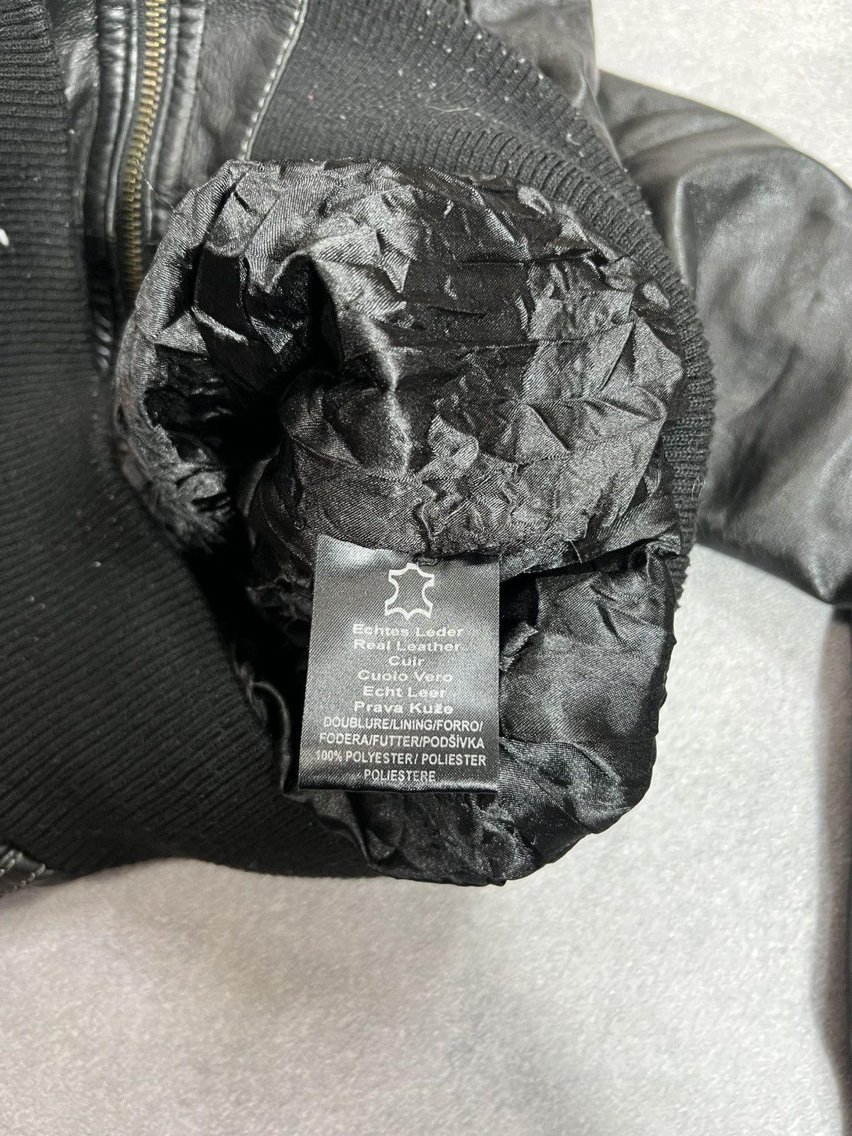 Yohji Yamamoto VTG Cropped Distressed Rick Owens Style Leather Diesel jacke Size US M / EU 48-50 / 2 - 8 Thumbnail