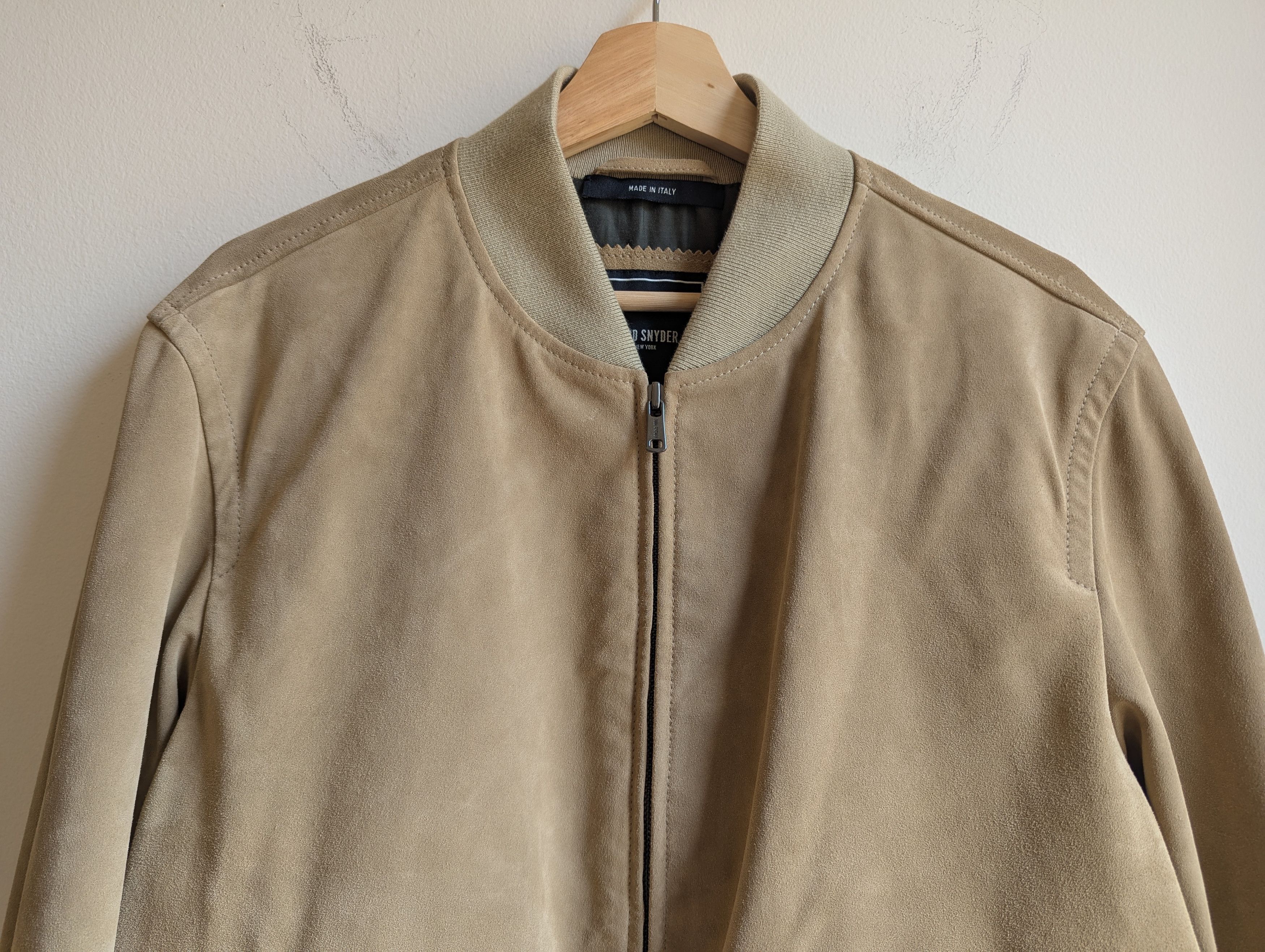 Todd Snyder Italian Suede Bomber Jacket Size US M / EU 48-50 / 2 - 6 Thumbnail