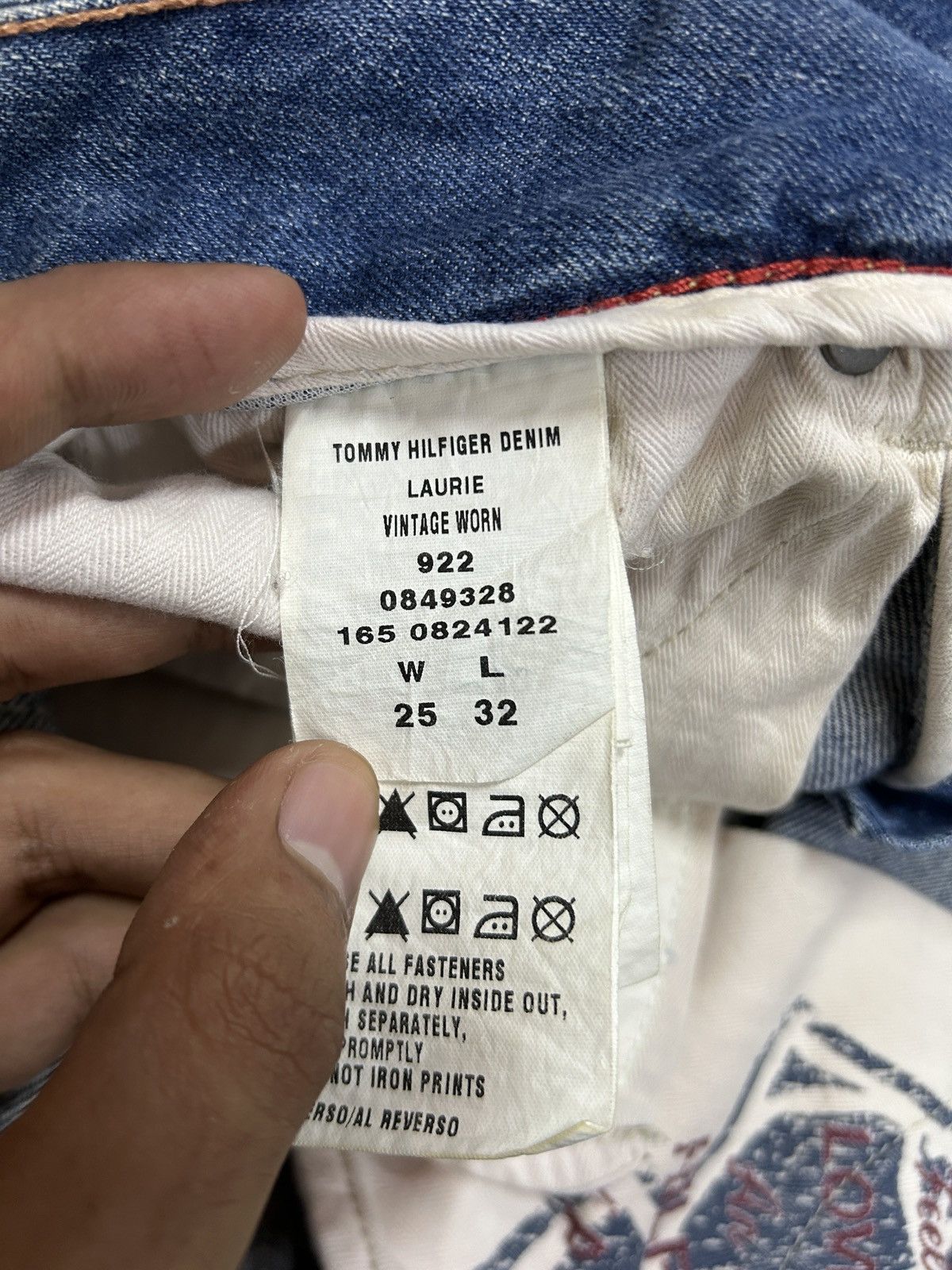 Tommy Hilfiger Vintage Tommy Hilfiger Laurie Flared Wide Leg Y2K Jeans Size 28" / US 6 / IT 42 - 12 Thumbnail