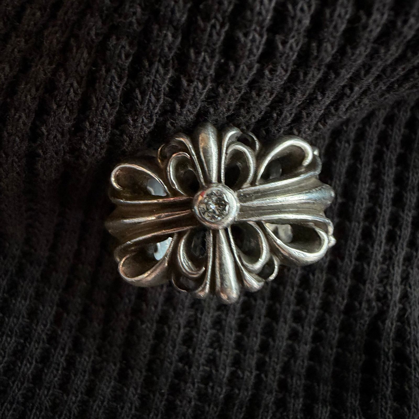 Chrome Hearts Chrome Hearts Open Floral Ring Aftermarket Diamond Size ONE SIZE - 2 Thumbnail