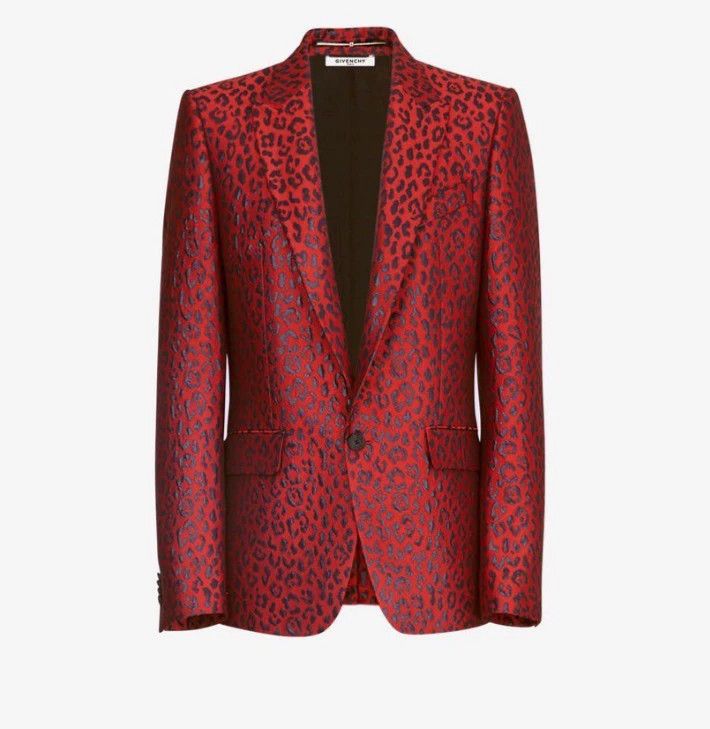 Givenchy Givenchy Leopard Print Blazer Jacket-yf Size US M / EU 48-50 / 2 - 1 Thumbnail