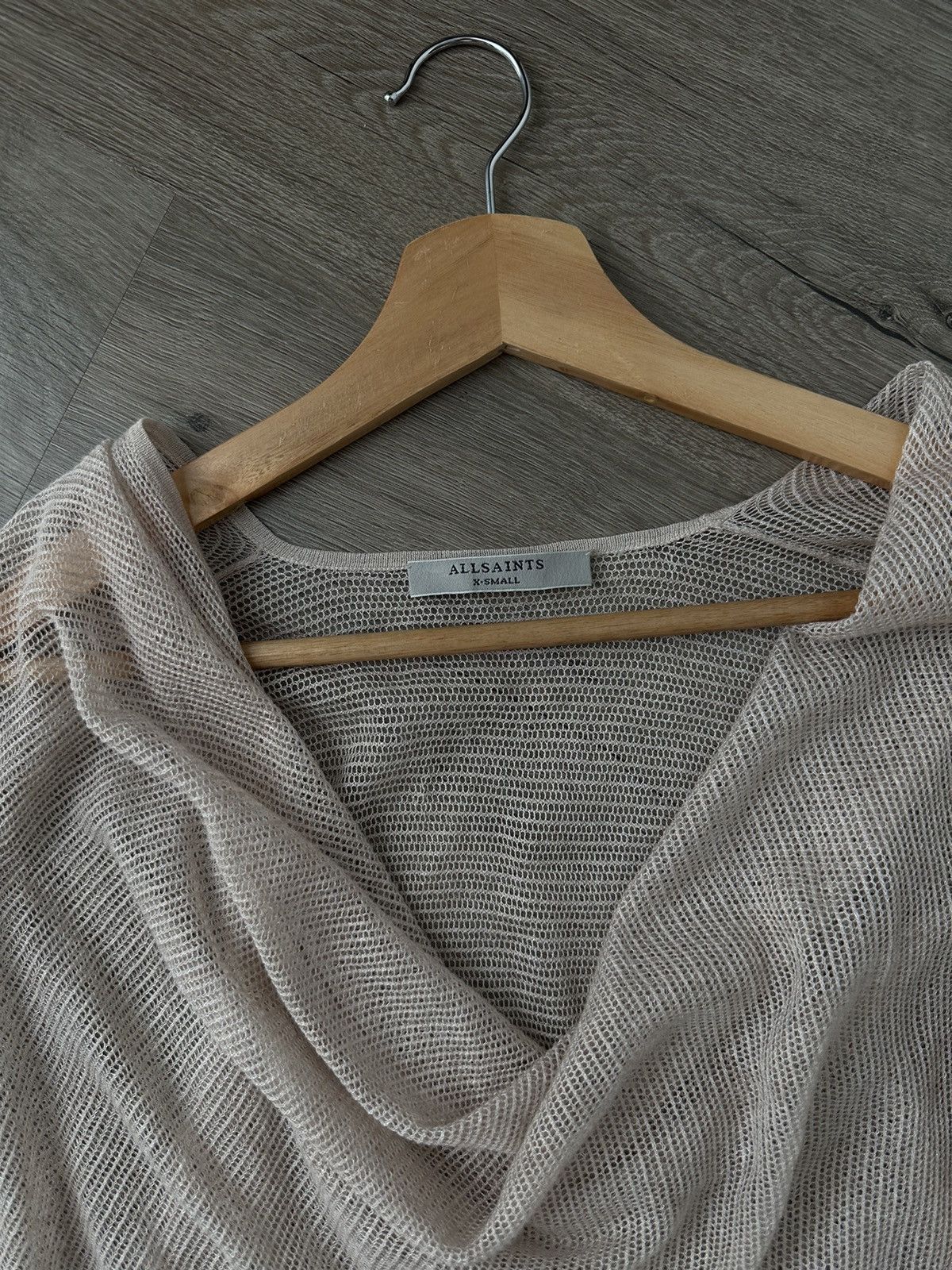 Allsaints Vintage Allsaints Women's Cape Beige With Mesh Size US S / EU 44-46 / 1 - 8 Thumbnail