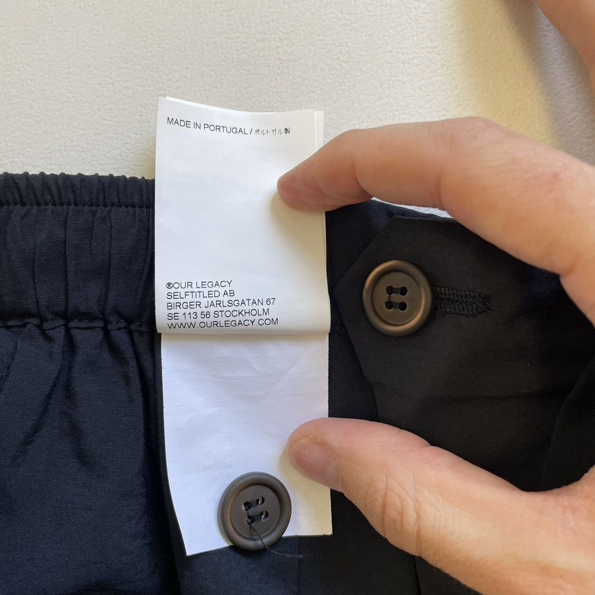 Our Legacy Black Nylon Wide Leg ‘Luft’ Pants Size US 32 / EU 48 - 6 Thumbnail