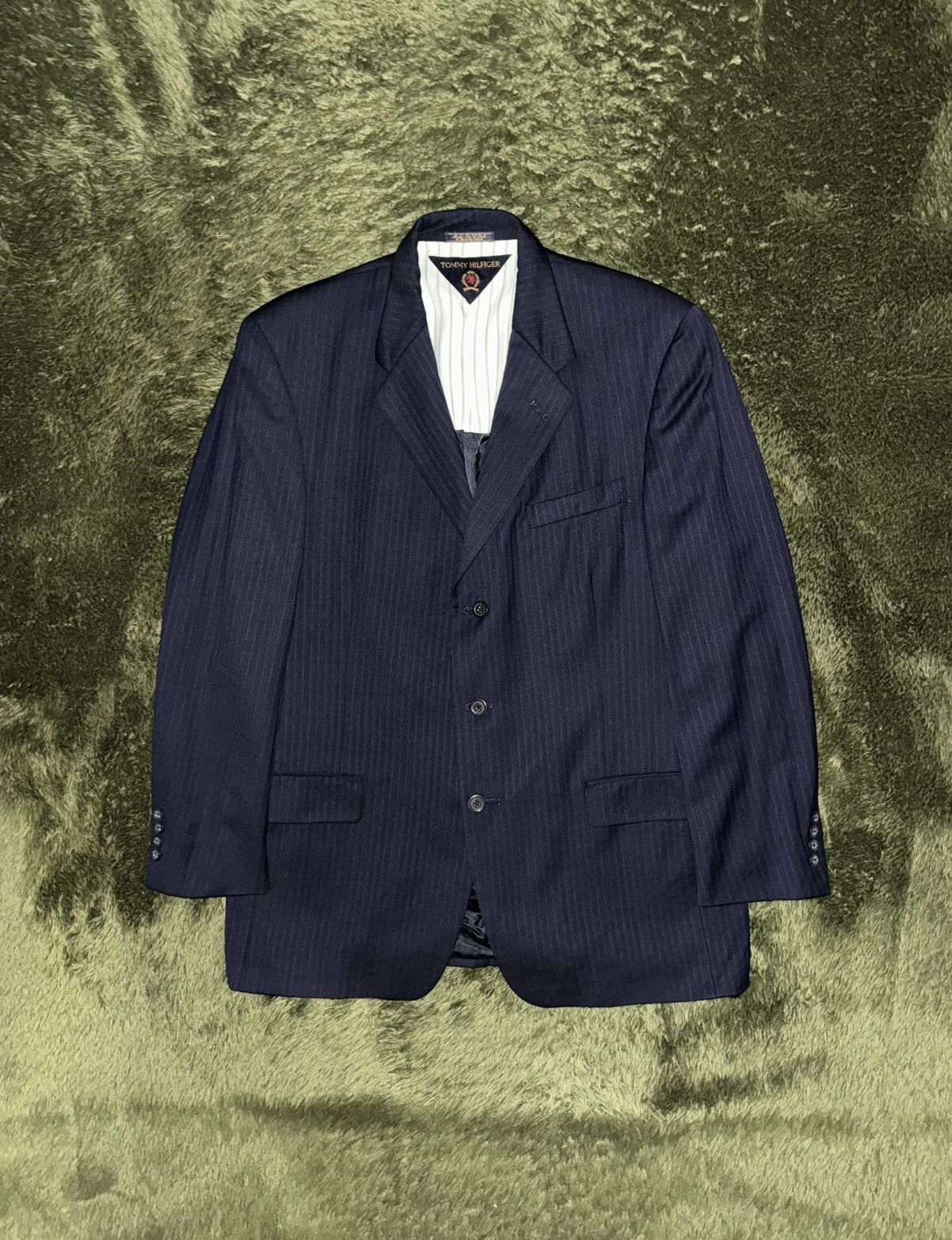 Tommy Hilfiger [44R] Tommy Hilfiger MADE IN USA Original Blazer Jacket Size 44R - 1 Thumbnail