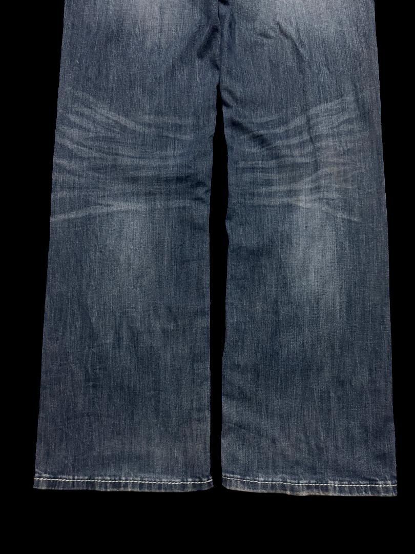 Japanese Brand Vintage Rock&Roll Cowboy Denim Mudwash Regular Straight Leg Size US 33 - 20 Thumbnail