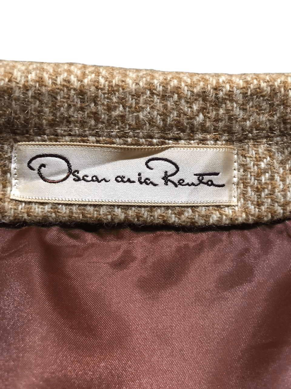 Oscar De La Renta Vintage Oscar De La Renta Wool knit Leather Part jacket Size US M / EU 48-50 / 2 - 11 Thumbnail