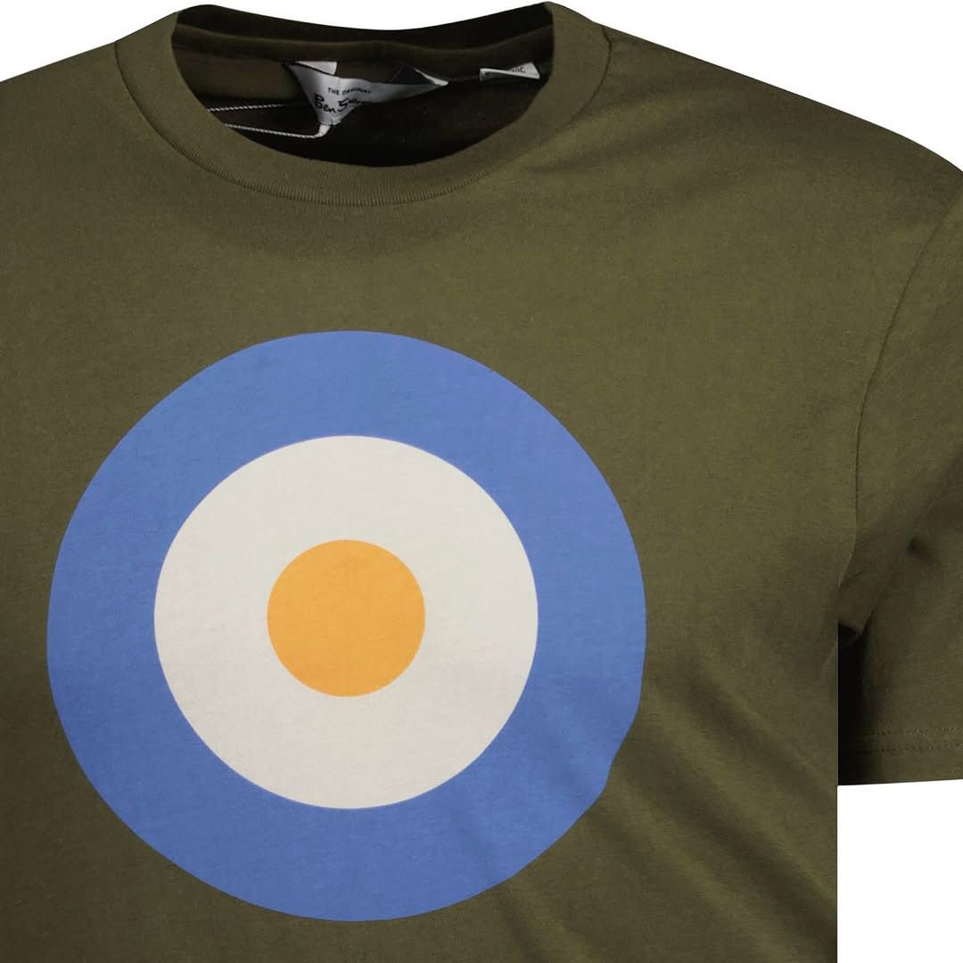 Ben Sherman × Hysteric Glamour Ben Sherman Signature Mod Target T-shirt in Camouflage Green Size US L / EU 52-54 / 3 - 7 Thumbnail