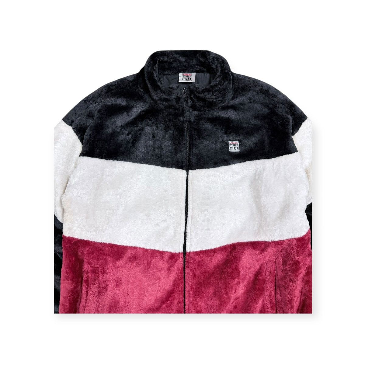 Vision Streetwear Vision Streetwear Fluppy Striped Fleece Zipper Jacket Size US M / EU 48-50 / 2 - 3 Thumbnail
