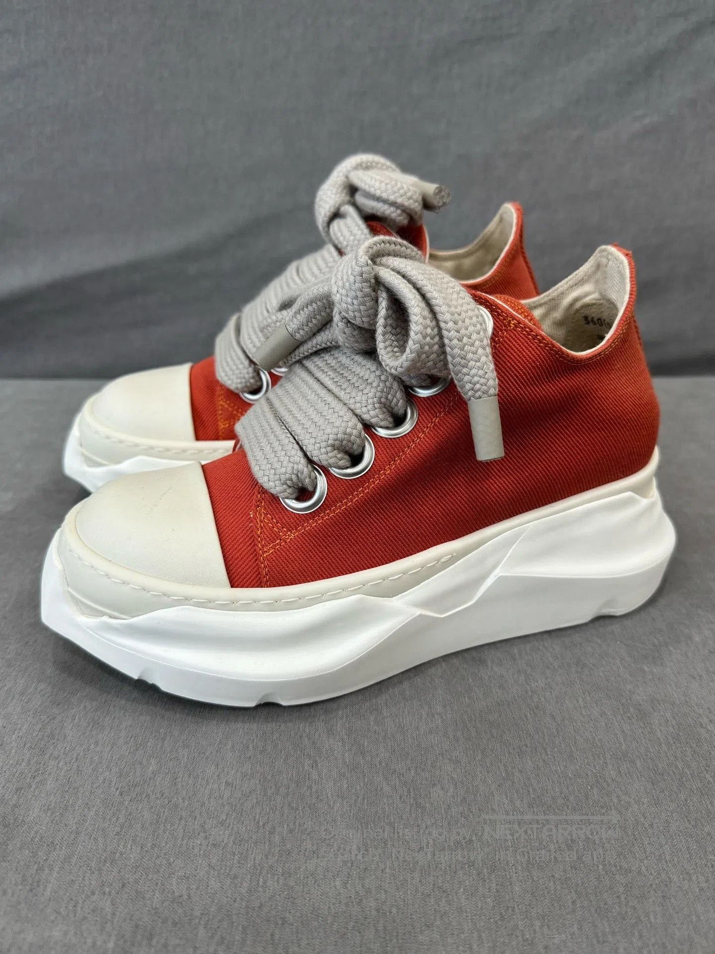 Converse Rick Owens Orange Tank Bottom Sneakers. Size US 6 / IT 36 - 1 Thumbnail