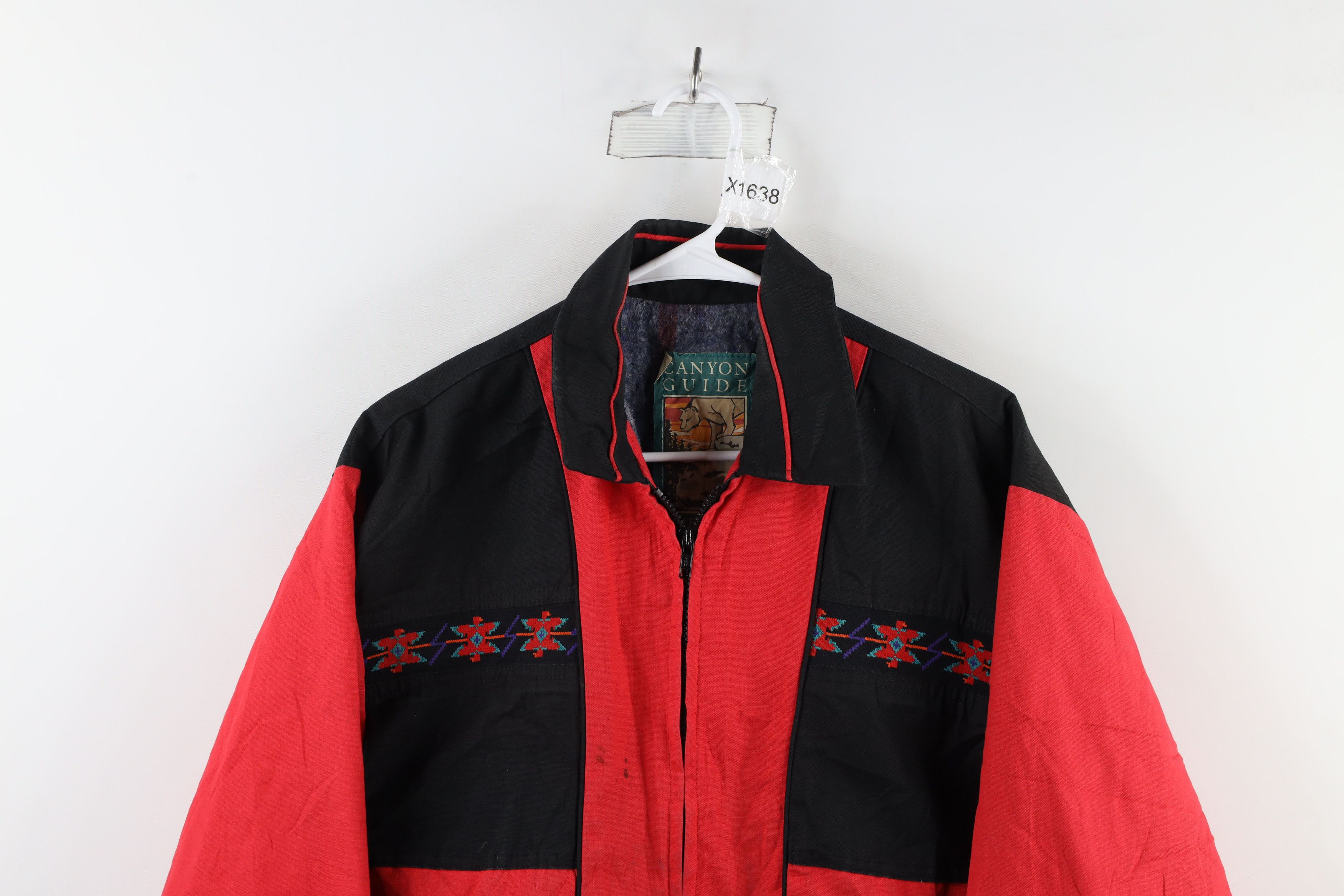 Vintage Vintage 90s Streetwear Fiesta Blanket Lined Jacket USA Size US S / EU 44-46 / 1 - 2 Thumbnail