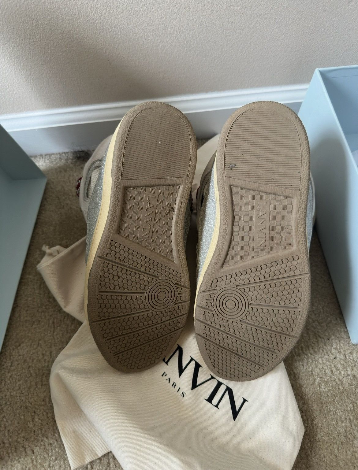 Lanvin Glitter lanvincurb sneakers Size US 8 / EU 41 - 5 Thumbnail