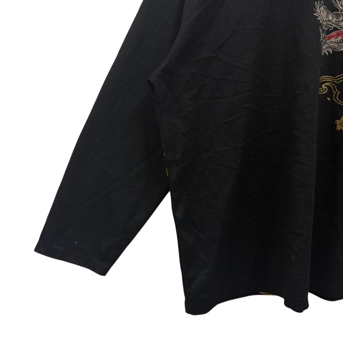 Japanese Brand Vintage Sukajan Dragon Tiger Fighting Graphic Longsleeve Size US XL / EU 56 / 4 - 6 Thumbnail