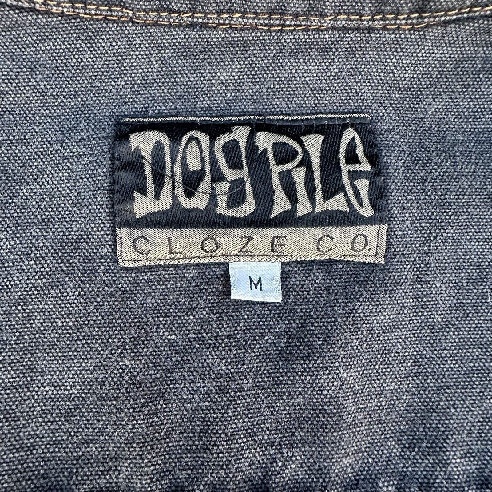 Vintage Vintage Dog Pile Cloze Co Faded Black Zip Up Jacket Sz M Size US M / EU 48-50 / 2 - 5 Thumbnail