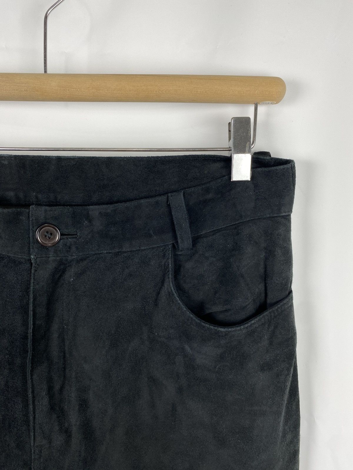 Leather Joy Genuine Leather Suede Pants Men size 44 Size US 36 / EU 52 - 2 Thumbnail
