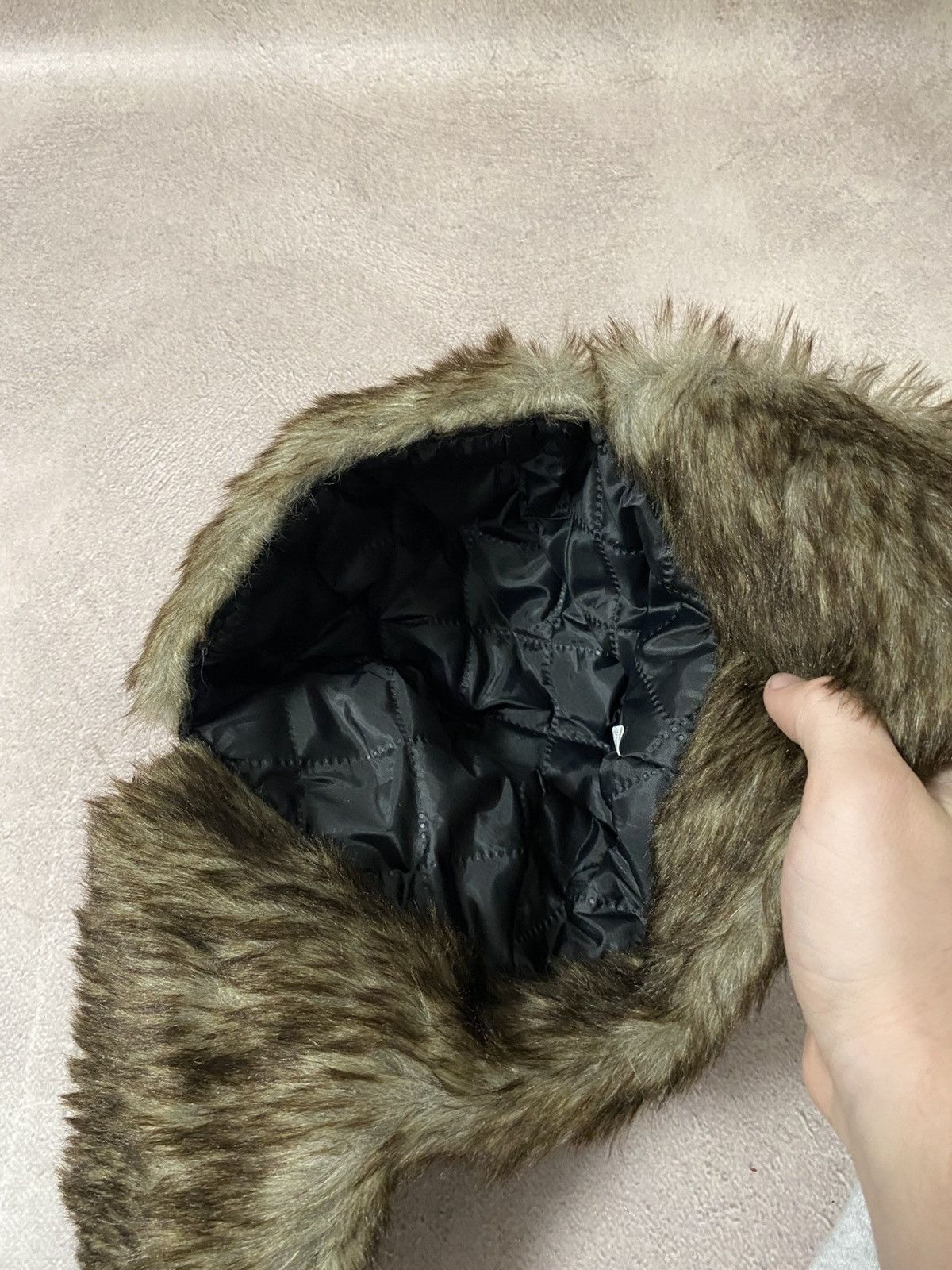Vintage Ushanka Kanye West style Fur LGG style hat Size ONE SIZE - 4 Thumbnail