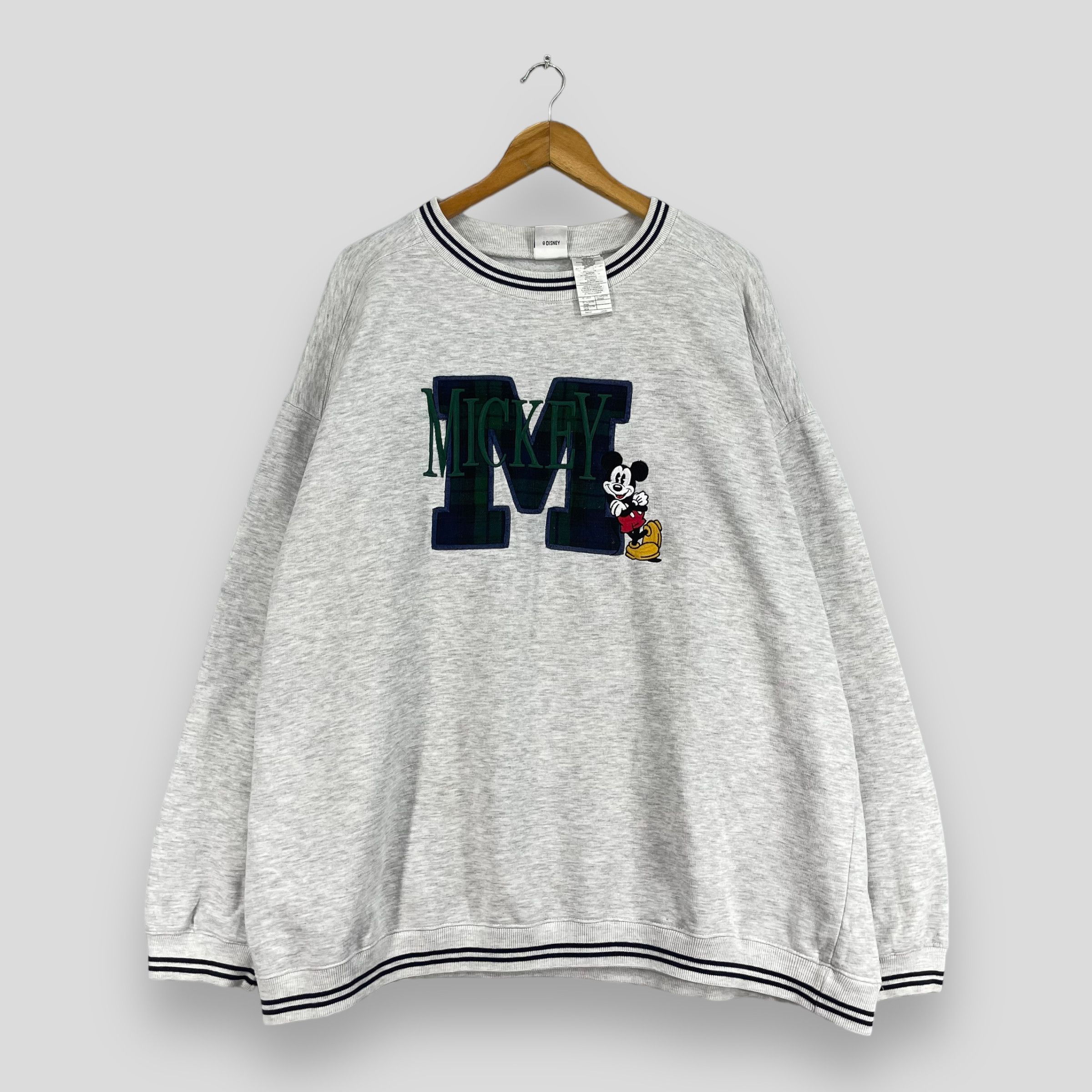 Vintage Y2K MICKEY MOUSE Cartoon Embroidery Sweatshirt