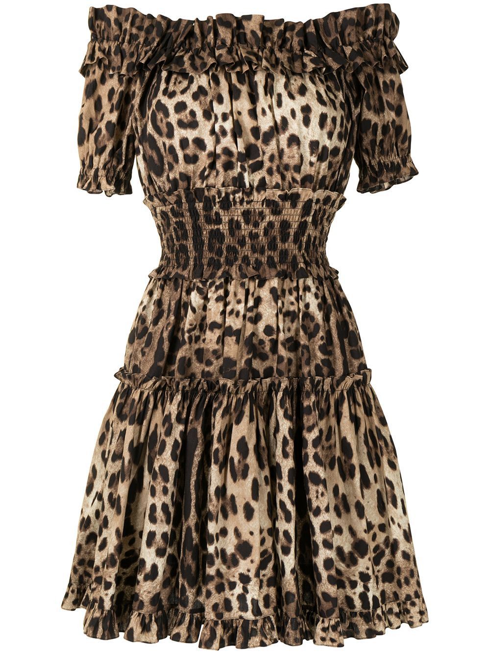 LEOPARD PRINT SHORT DRESS