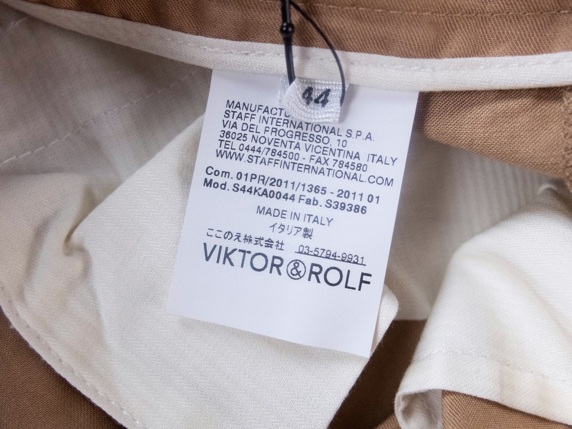 Viktor & Rolf VIKTOR & ROLF beige linen belted cropped short pants 8 44 Size 30" / US 8 / IT 44 - 9 Thumbnail