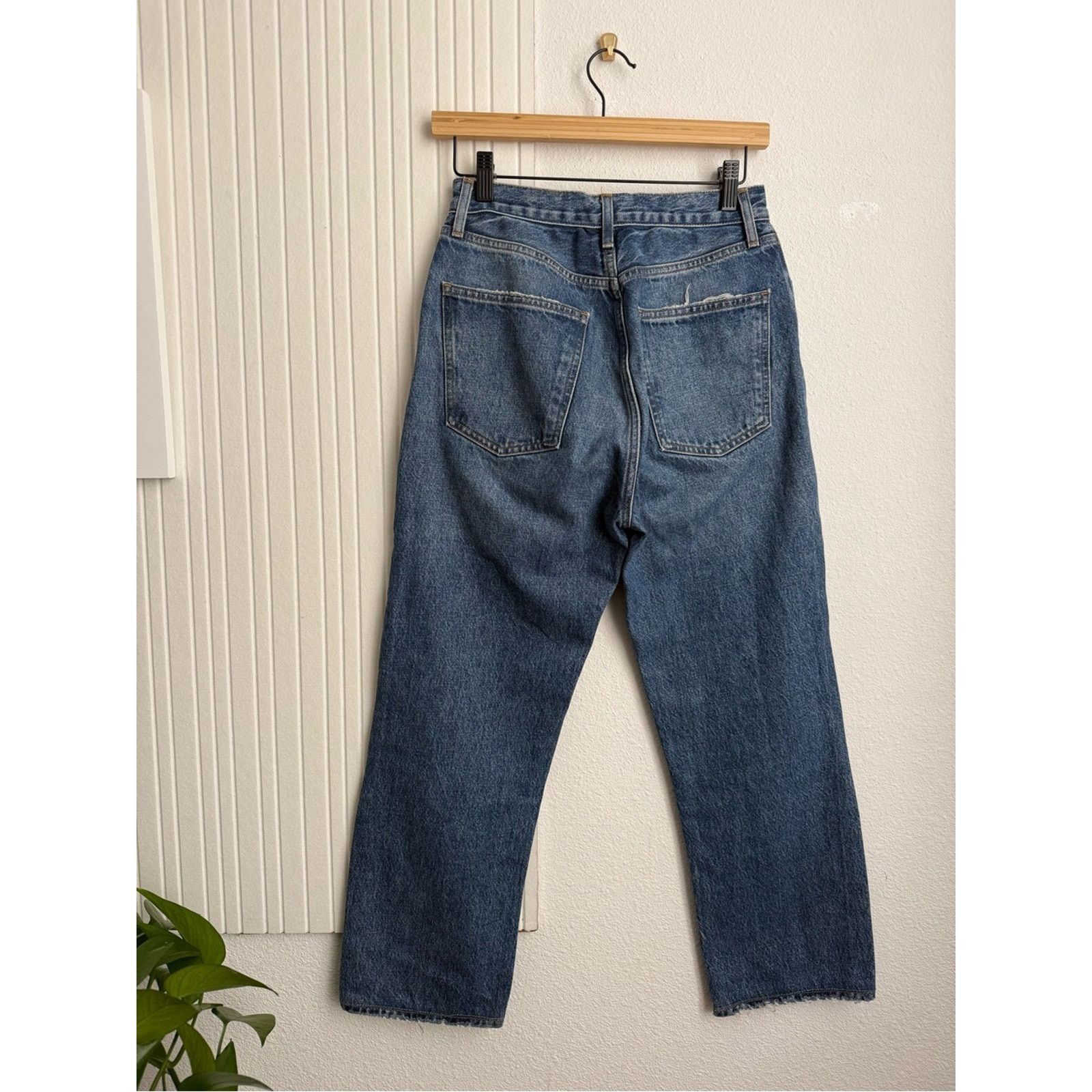 Agolde Agolde 90s Pinch In Range High-Rise Straight Leg Jeans Size 27" / US 4 / IT 40 - 2 Thumbnail