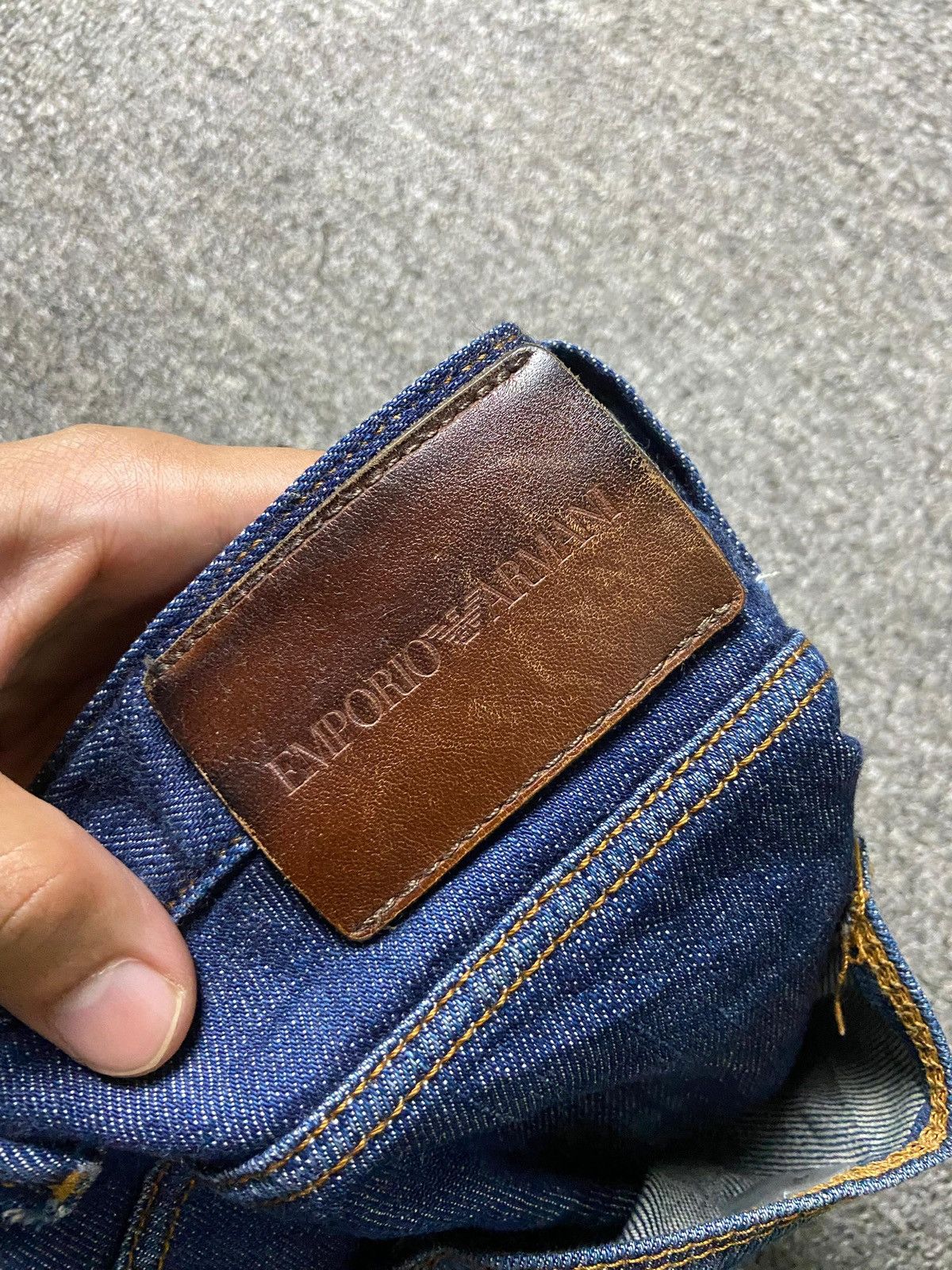Emporio Armani Emporio Armani Regular Cut Jeans (154) Size US 34 / EU 50 - 7 Thumbnail