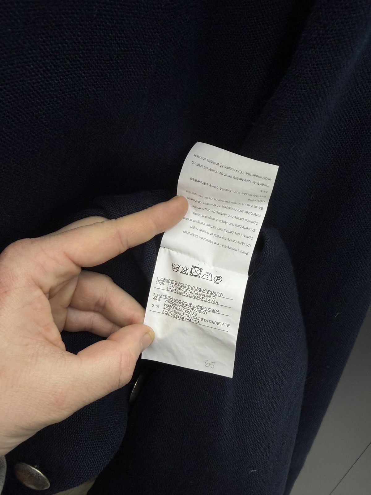 Other Habsburg Kleider Manufactur Linen Blazer Jacket Size XL / US 12-14 / IT 48-50 - 11 Thumbnail