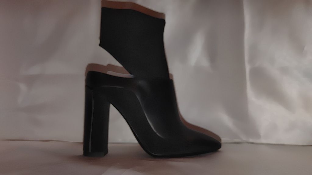The Unbranded Brand Via Spiga Agyness Ankle Boot Neoprene Cuff w Leather Size 6M Size US 6 / IT 36 - 2 Thumbnail