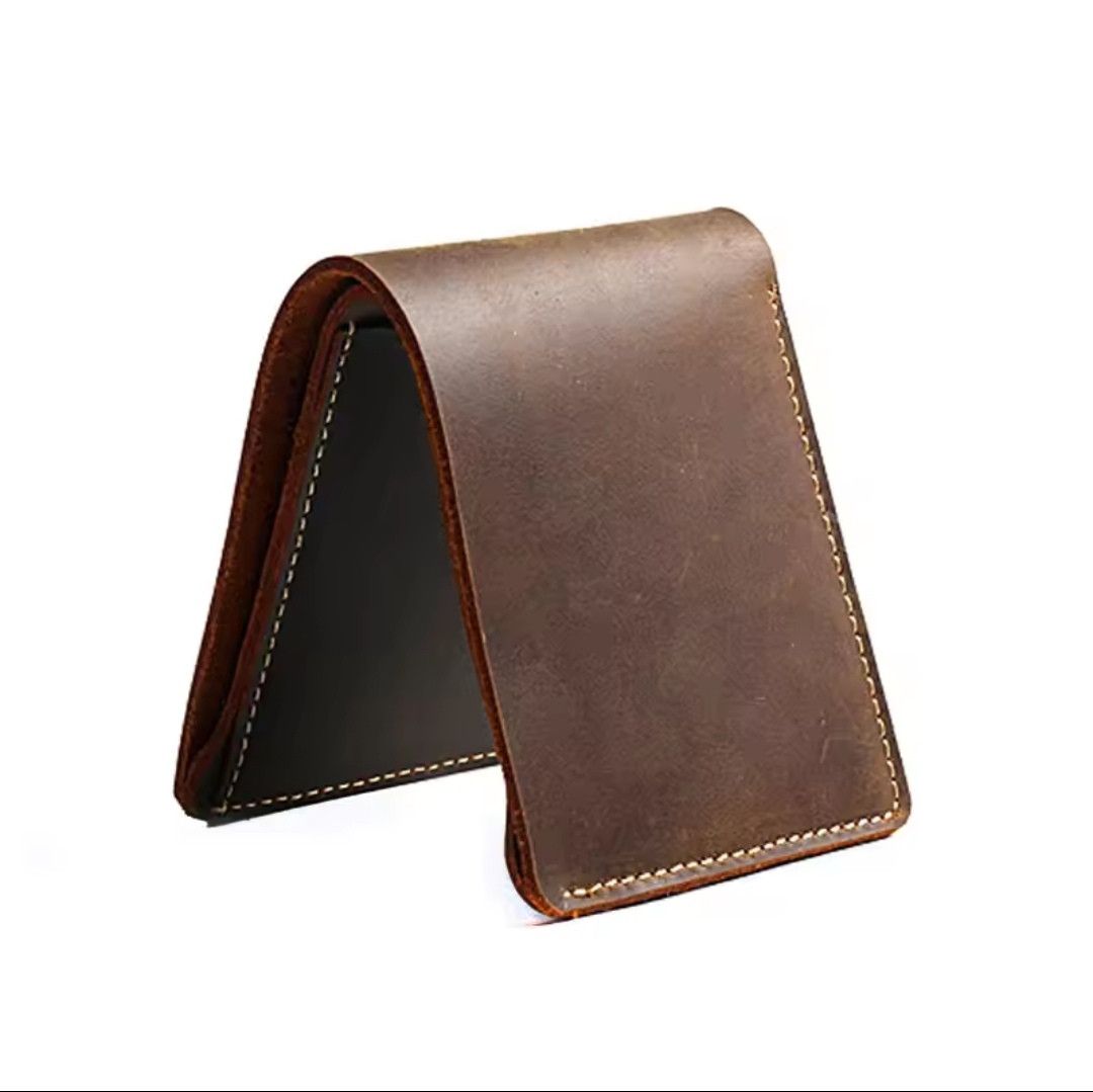 Leather × Vintage Small Leather Bifold Wallet Size ONE SIZE - 3 Thumbnail