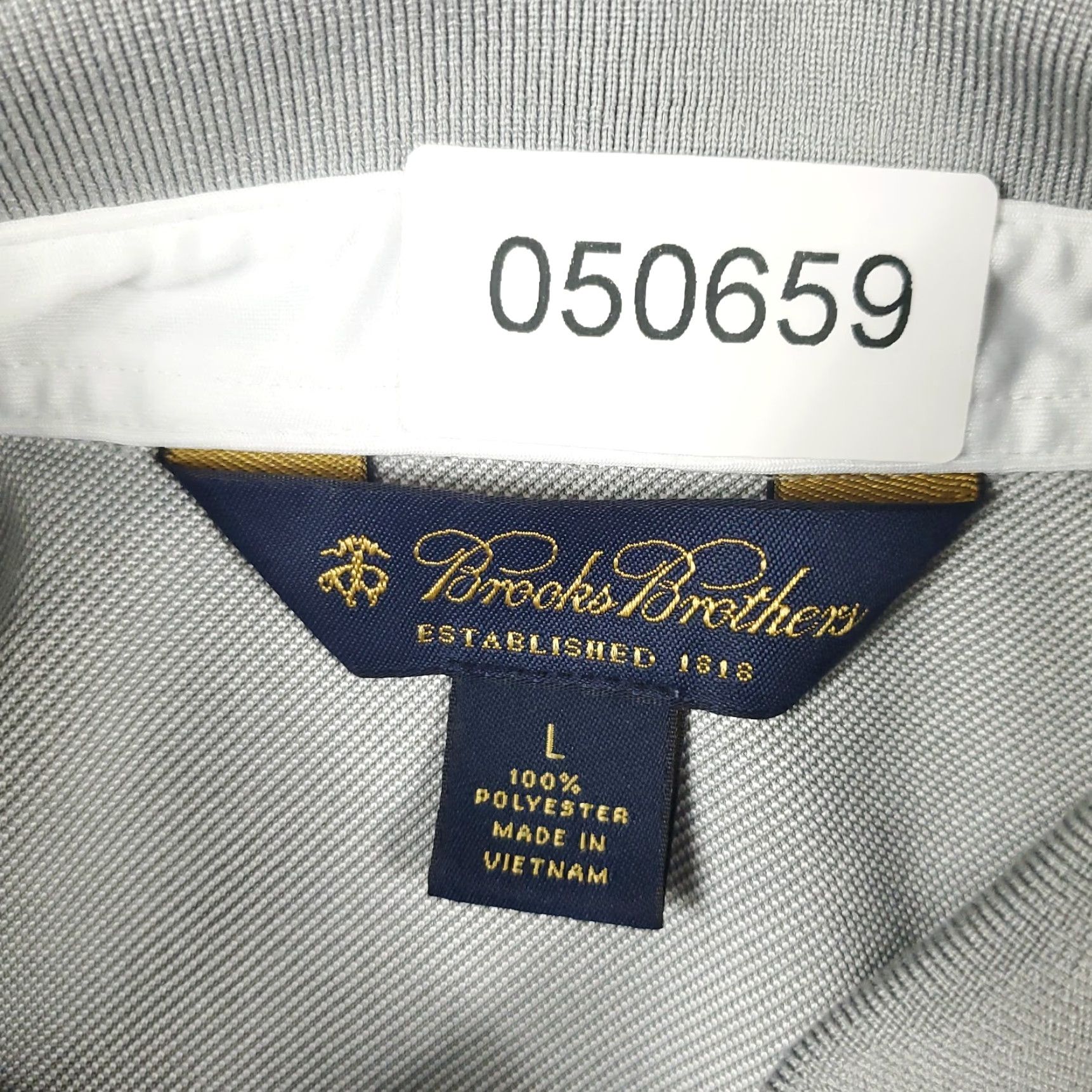 Brooks Brothers Brooks Brothers Polo Shirt Mens Large Gray Polyester Casual Short Sleeve Polo Shirt L Gray Brooks Brothers Mens Polo Shirt Casual Short Sleeve 90s? Size US L / EU 52-54 / 3 - 8 Thumbnail