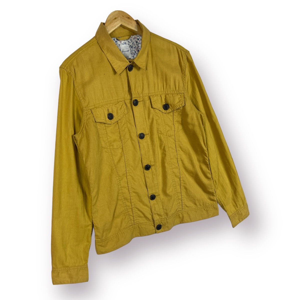 🔥 BACK NUMBER SOFT TRUCKER JACKET - M