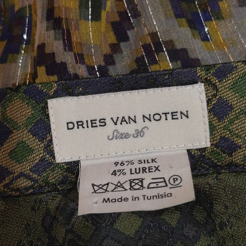 Dries Van Noten DRIES VAN NOTEN size:36 Black spring and summer show doubl Size 35" - 6 Thumbnail