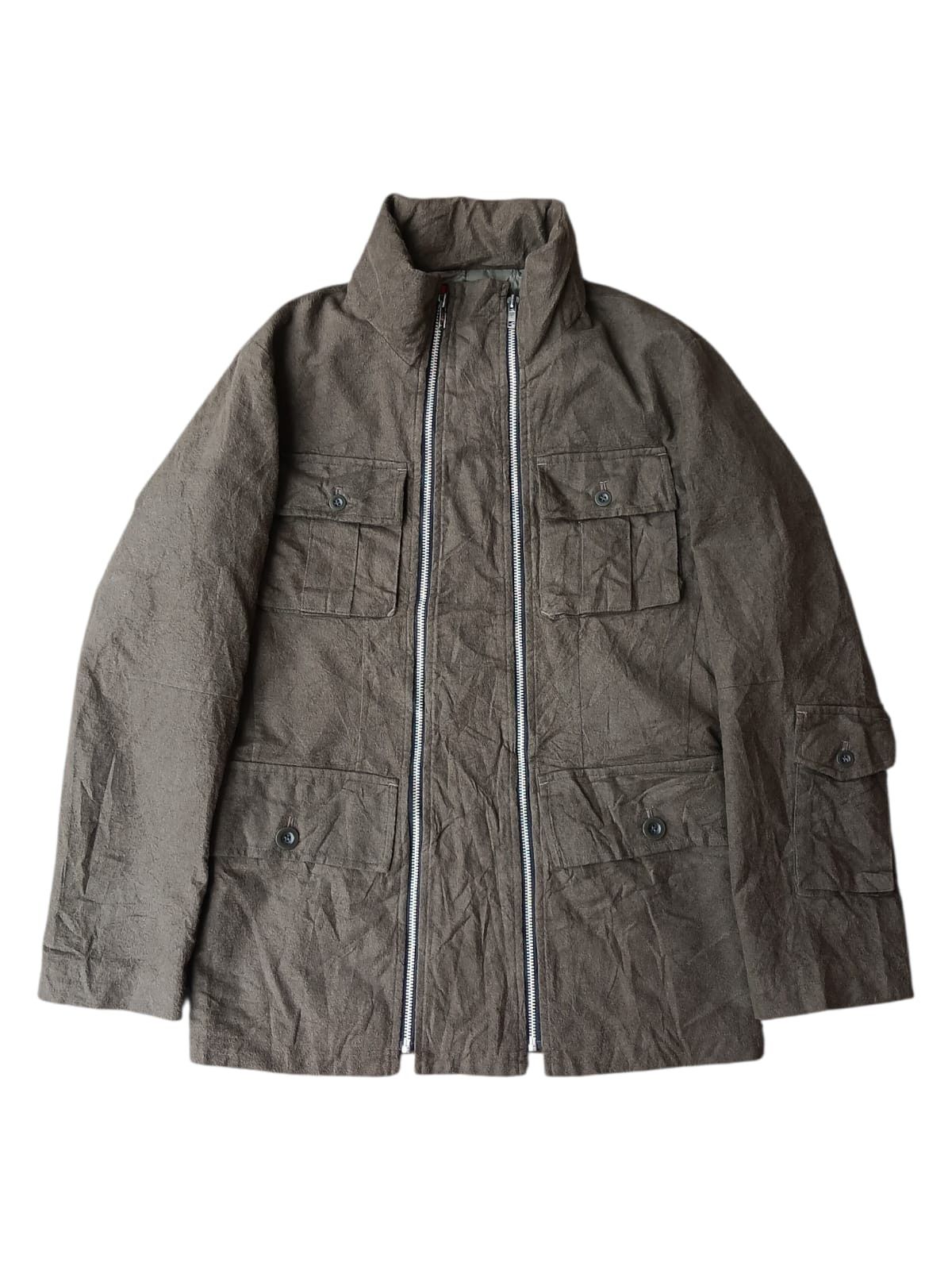 Japanese Brand BATSU BOYS wool Zipper multi pocket jacket Size US M / EU 48-50 / 2 - 2 Thumbnail